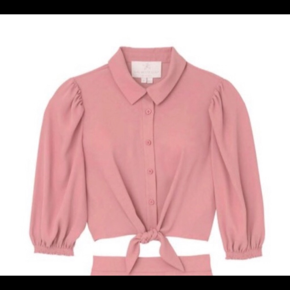 Gal Meets Glam - Claudia Two-Piece Set Top - Pink